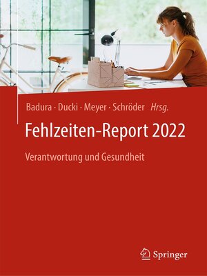cover image of Fehlzeiten-Report 2022